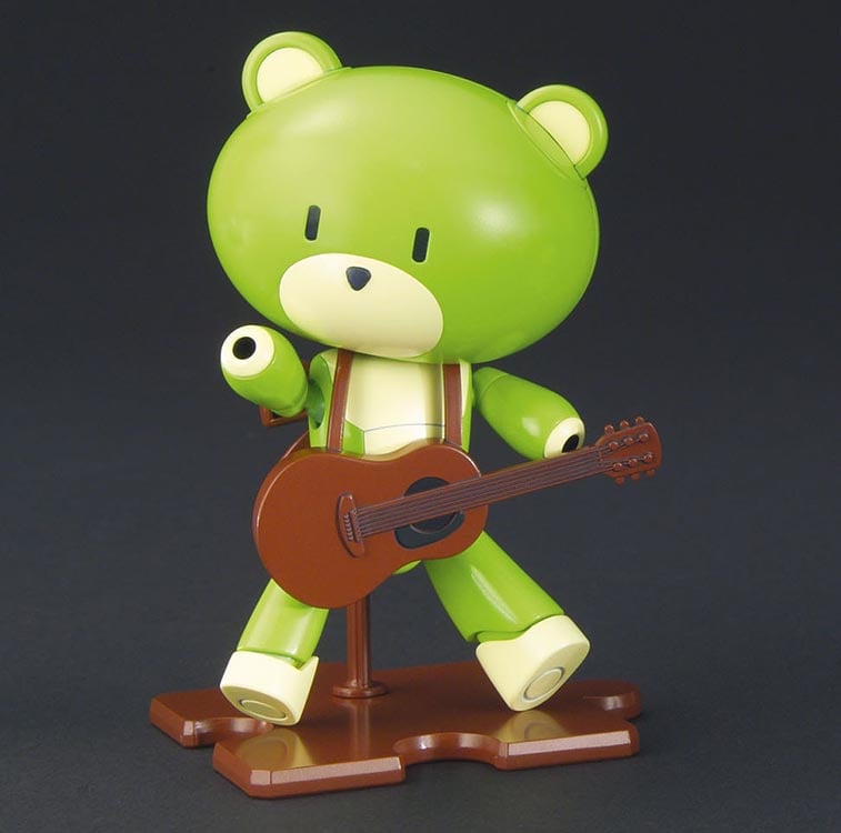 Gundam Build Fighters Try HGPG Petit'GGuy & Guitar (Surf Green) 1/144 Scale Model Kit Gallery Image 2