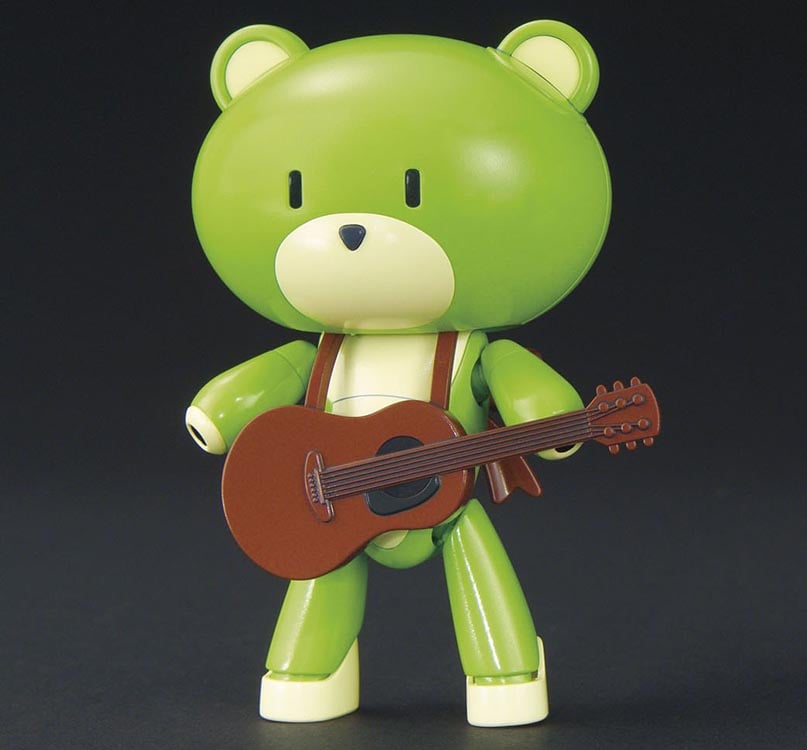 Gundam Build Fighters Try HGPG Petit'GGuy & Guitar (Surf Green) 1/144 Scale Model Kit Gallery Image 3