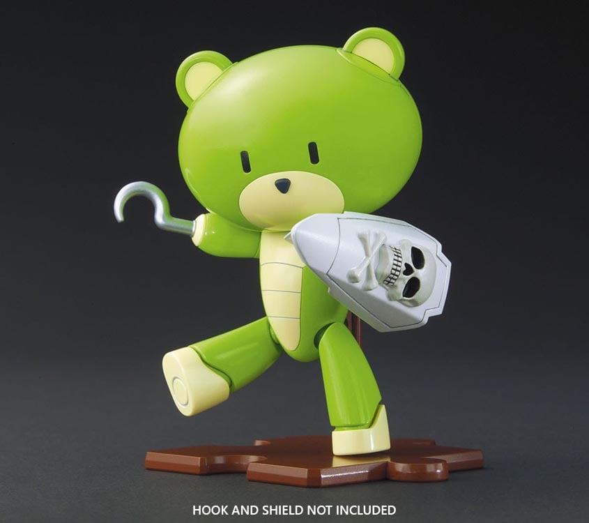 Gundam Build Fighters Try HGPG Petit'GGuy & Guitar (Surf Green) 1/144 Scale Model Kit Gallery Image 5