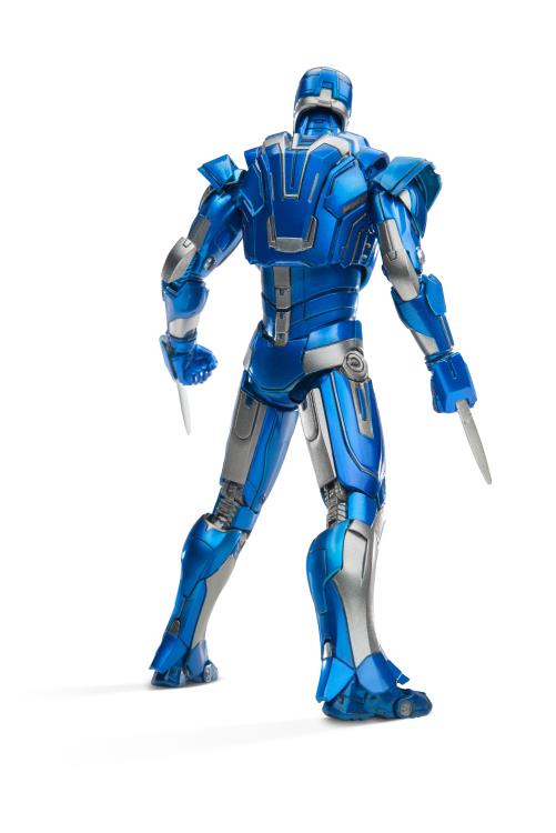 Iron Man 3: 1/12 Scale Die-Cast Iron Man Mark XXX Blue Steel Gallery Image 7