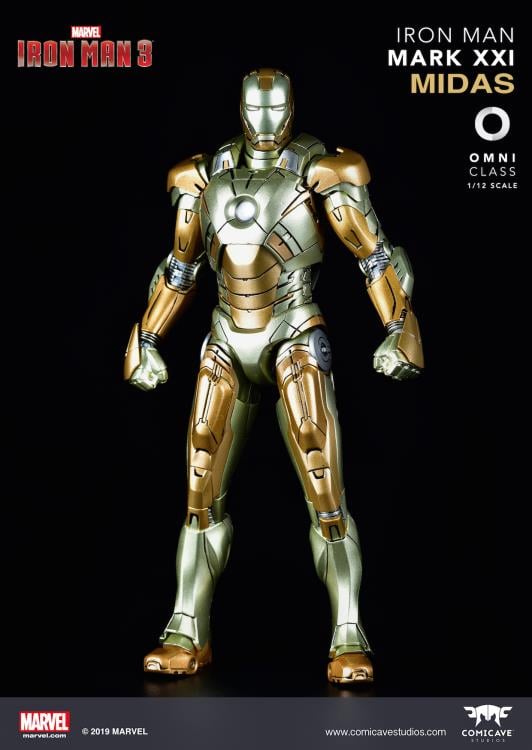 Iron Man 3 Die-Cast Iron Man Mark XXI Midas 1/12 Scale Figure Gallery Image 9
