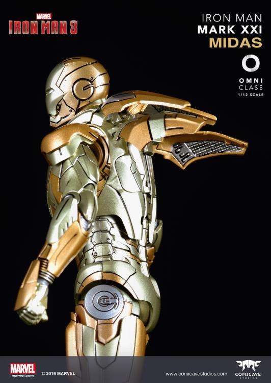 Iron Man 3 Die-Cast Iron Man Mark XXI Midas 1/12 Scale Figure Gallery Image 10