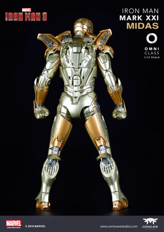 Iron Man 3 Die-Cast Iron Man Mark XXI Midas 1/12 Scale Figure Gallery Image 8