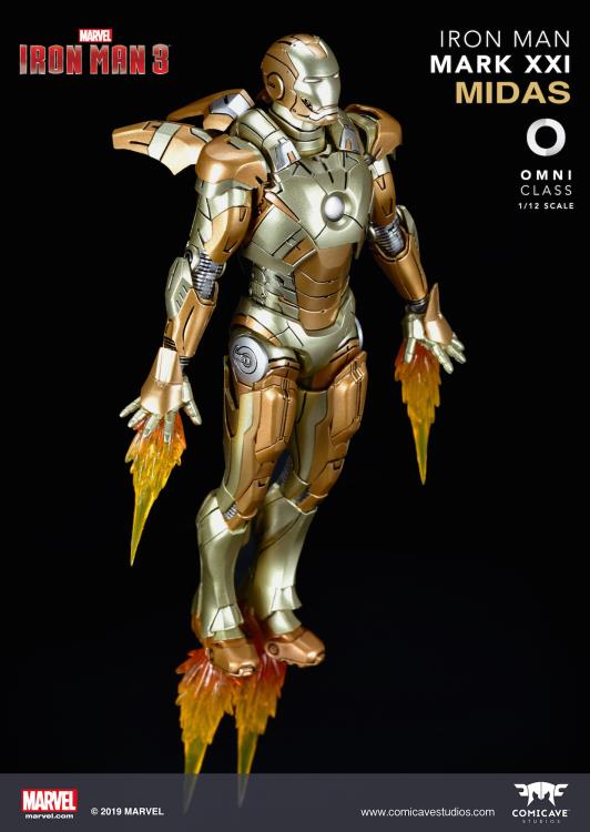 Iron Man 3 Die-Cast Iron Man Mark XXI Midas 1/12 Scale Figure Gallery Image 3