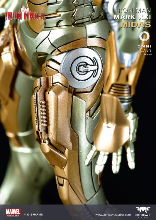 Iron Man 3 Die-Cast Iron Man Mark XXI Midas 1/12 Scale Figure Gallery Image 12