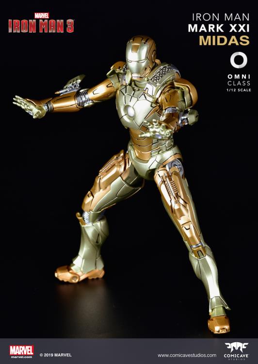Iron Man 3 Die-Cast Iron Man Mark XXI Midas 1/12 Scale Figure Gallery Image 5