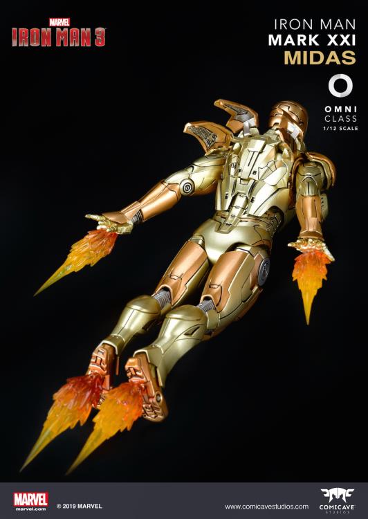 Iron Man 3 Die-Cast Iron Man Mark XXI Midas 1/12 Scale Figure Gallery Image 7