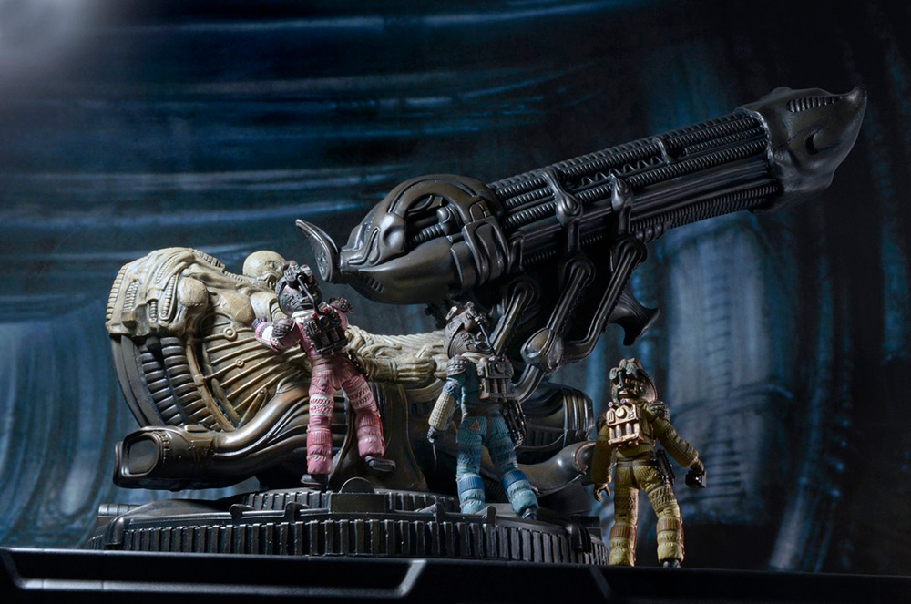 Alien Foam Replica Fossilized Space Jockey