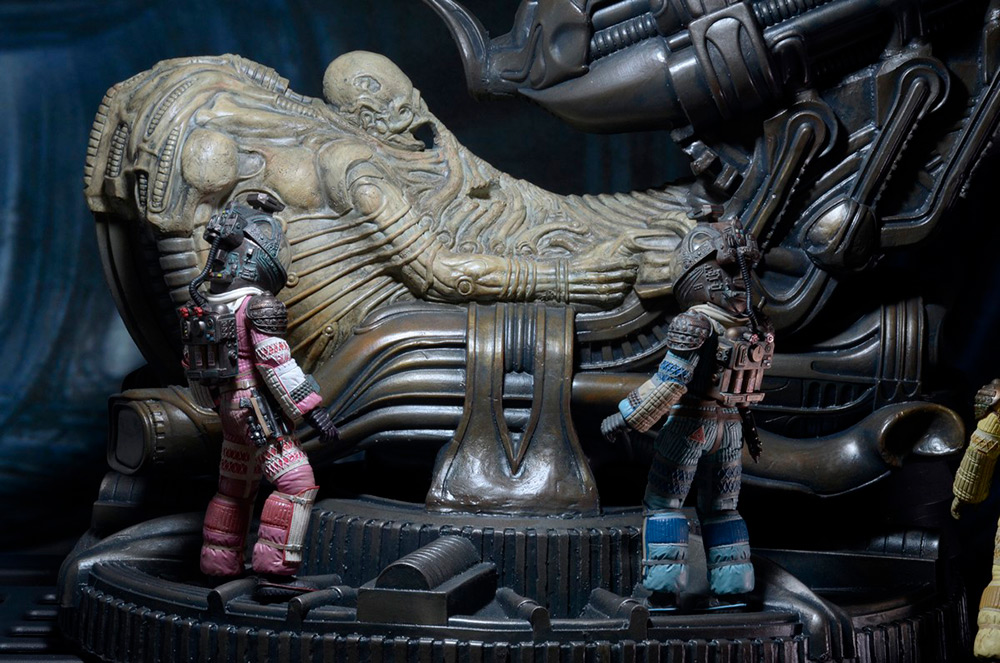 Alien Foam Replica Fossilized Space Jockey
