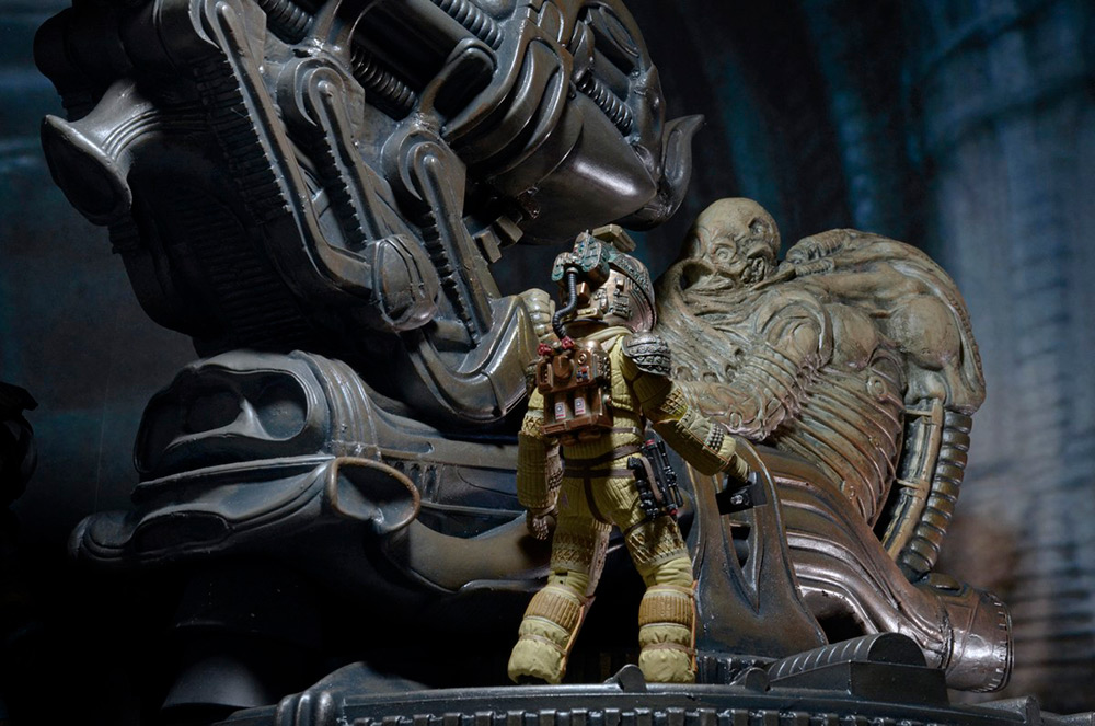 Alien Foam Replica Fossilized Space Jockey