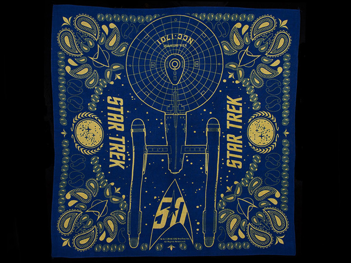 Star Trek 50th Anniversary Enterprise Bandana Gallery Image 1