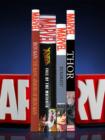 Marvel Logo Bookends Gallery Image 2