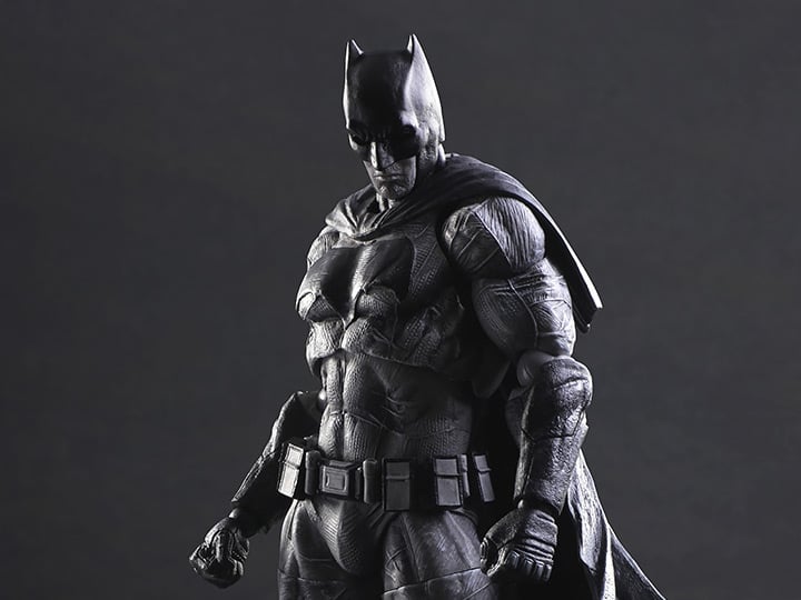 Batman v Superman Play Arts Kai Batman (Black & White) SDCC 2016 Exclusive Gallery Image 1