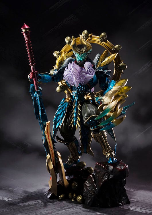 Monster Hunter S.H.Figuarts Tamashii MIX Evil God Awakening Zinogre Gallery Image 3