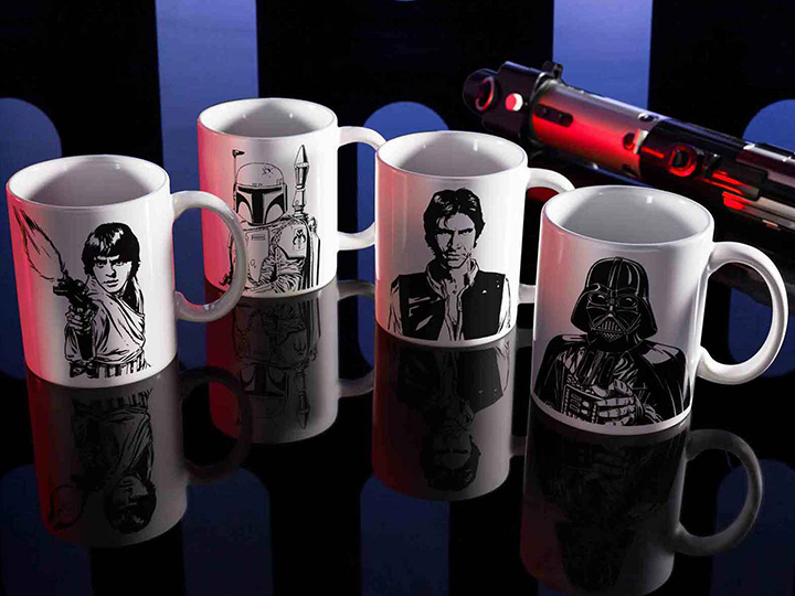 Star Wars 11 oz Coffee Mugs Set of 4 - USA ONLY Gallery Image 1