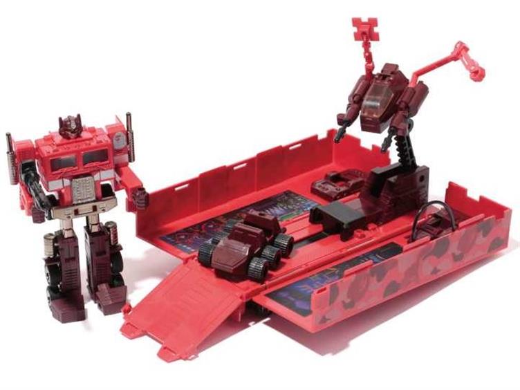 その他 A BATHING APE - TRANSFORMERS OPTIMUS PRIME BAPE(R) RED Bathing Ape - BAPE x Transformers Optimus Prime - Red Camouflage