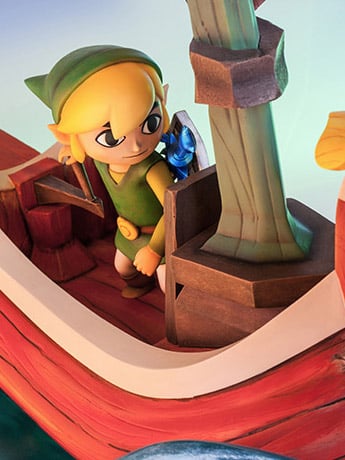 Legend of Zelda: The Wind Waker Link on The King of Red Lions Statue