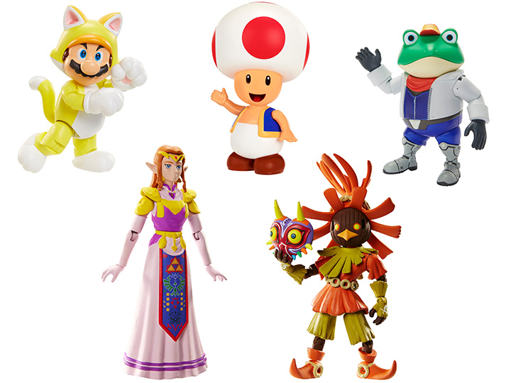 World of Nintendo 4" Figure Series 07 - Set of 5 Gallery Image 1
