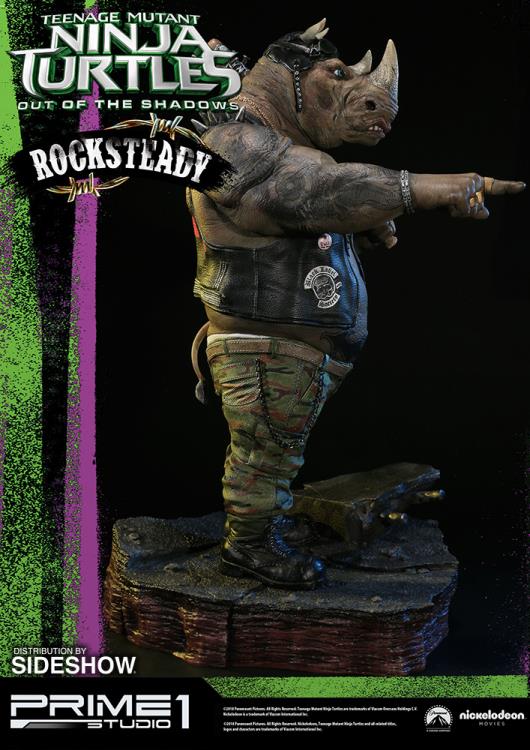 Teenage Mutant Ninja Turtles: Out of the Shadows Premium Masterline Rocksteady Statue Gallery Image 5