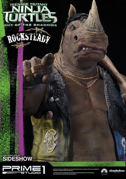 Teenage Mutant Ninja Turtles: Out of the Shadows Premium Masterline Rocksteady Statue Gallery Image 7