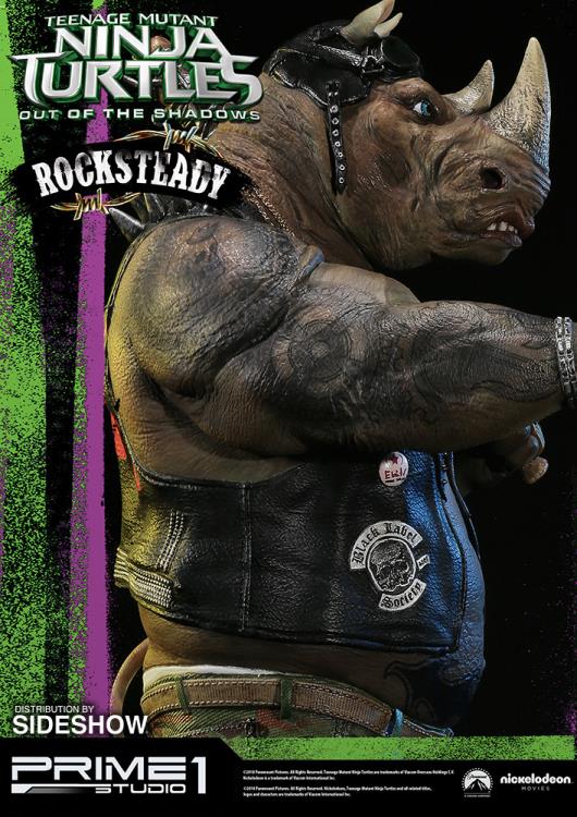 Teenage Mutant Ninja Turtles: Out of the Shadows Premium Masterline Rocksteady Statue Gallery Image 8