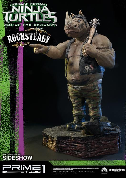 Teenage Mutant Ninja Turtles: Out of the Shadows Premium Masterline Rocksteady Statue Gallery Image 3