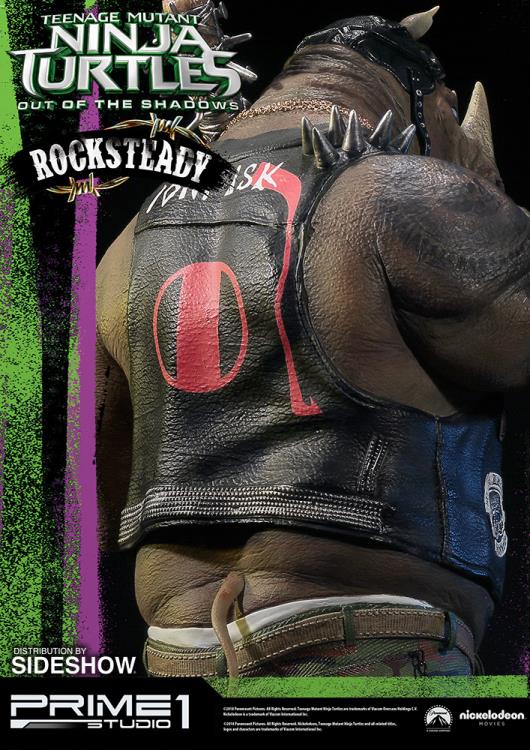 Teenage Mutant Ninja Turtles: Out of the Shadows Premium Masterline Rocksteady Statue Gallery Image 11