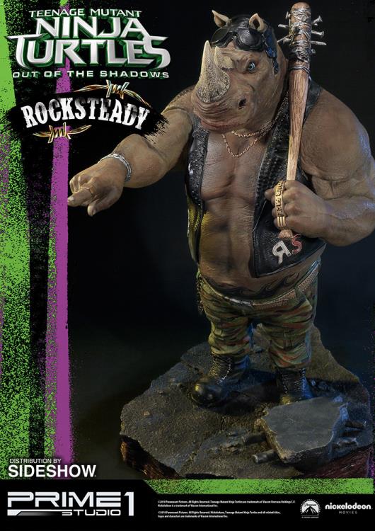 Teenage Mutant Ninja Turtles: Out of the Shadows Premium Masterline Rocksteady Statue Gallery Image 9