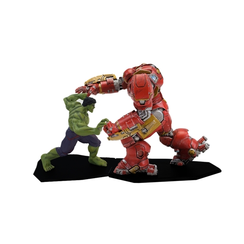 Avengers: Age of Ultron Metal Miniature Figure Hulk Vs. Hulkbuster Gallery Image 2