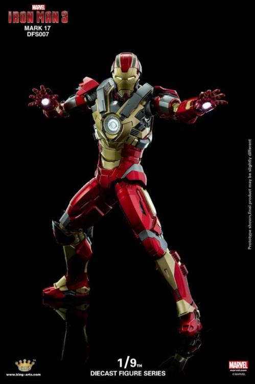 Iron Man 3: 1/9 Scale Iron Man Mark XVII Heartbreaker Armor Figure Gallery Image 5