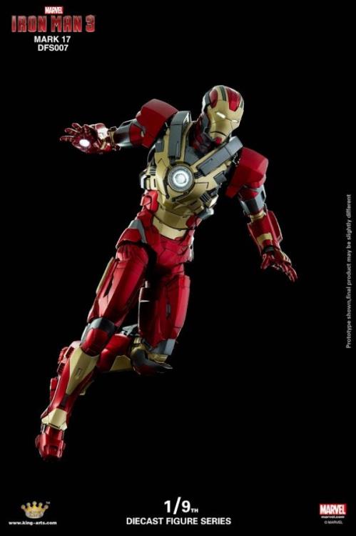 Iron Man 3: 1/9 Scale Iron Man Mark XVII Heartbreaker Armor Figure Gallery Image 8