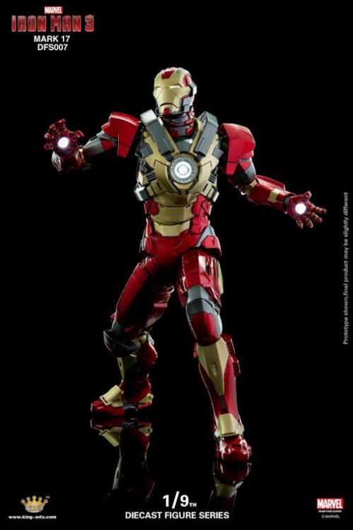 Iron Man 3: 1/9 Scale Iron Man Mark XVII Heartbreaker Armor Figure