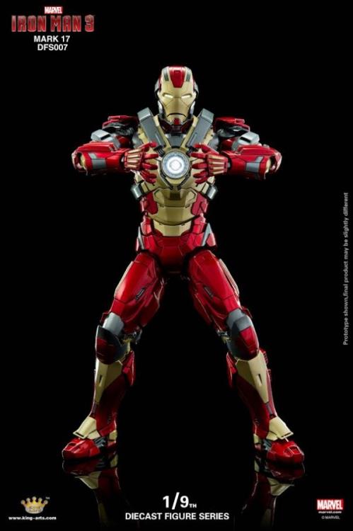 Iron Man 3: 1/9 Scale Iron Man Mark XVII Heartbreaker Armor Figure Gallery Image 7