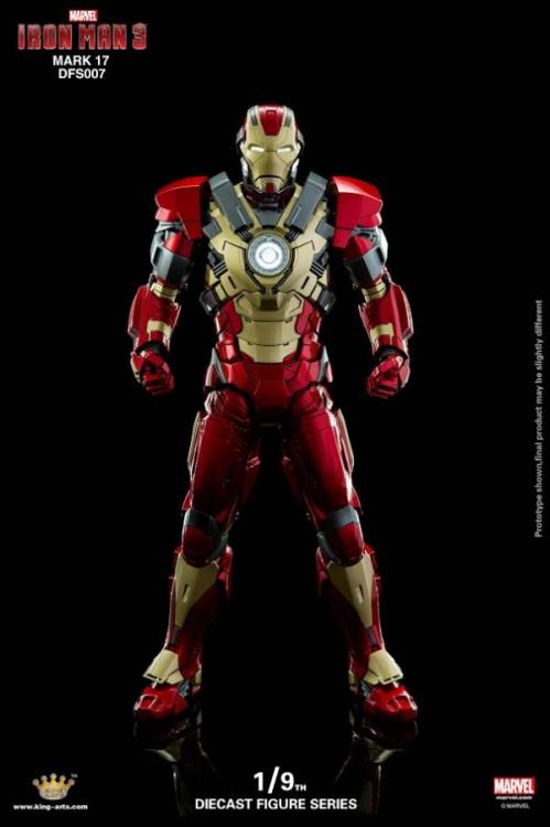 Iron Man 3: 1/9 Scale Iron Man Mark XVII Heartbreaker Armor Figure Gallery Image 2