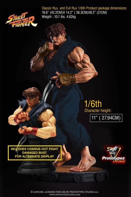 Street Fighter 1/6 Scale Evil Ryu