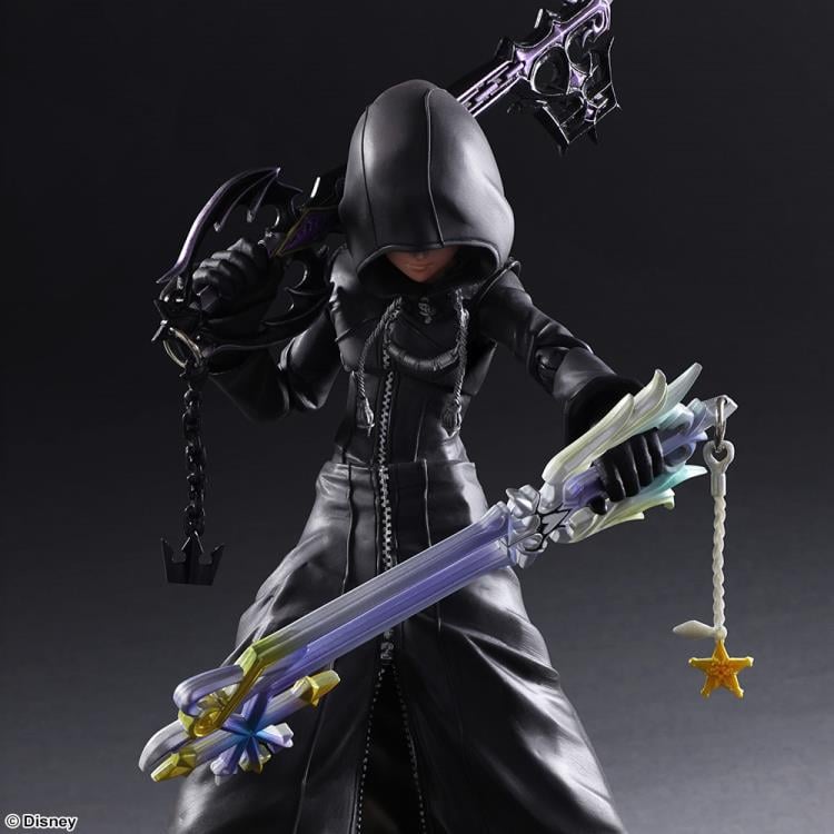 Kingdom Hearts Play Arts Kai Roxas (Organization XIII Version) Gallery Image 8