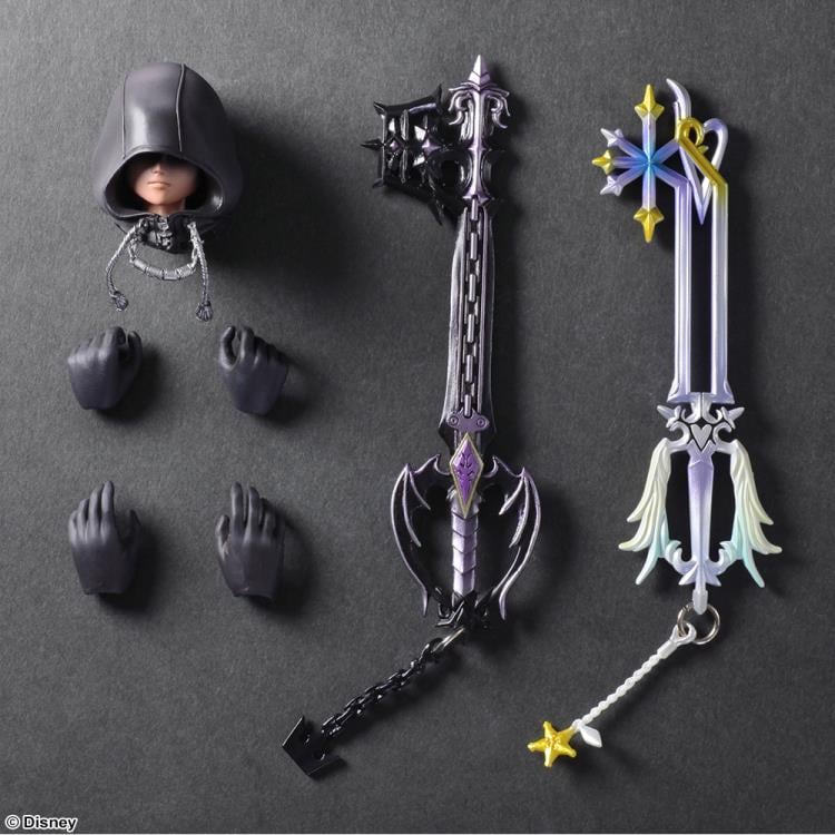 Kingdom Hearts Play Arts Kai Roxas (Organization XIII Version) Gallery Image 10