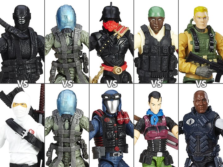 G.I. Joe 50th Anniversary Wave 4 Versus Two Pack Case of 5 BBTS Exclusive Gallery Image 1