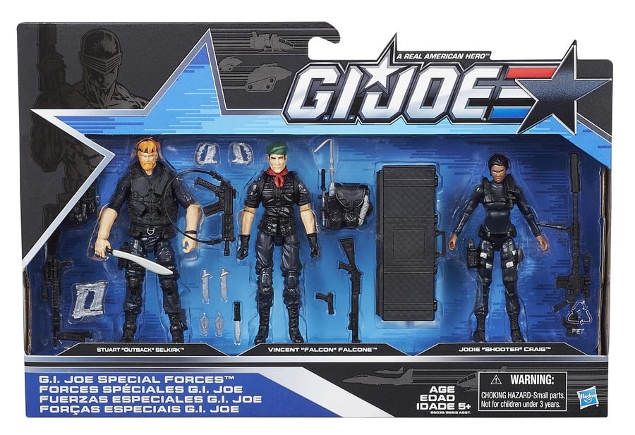 G.I. Joe 50th Anniversary Wave 1 Squad Three Pack Set of 2 BBTS Exclusive Gallery Image 2
