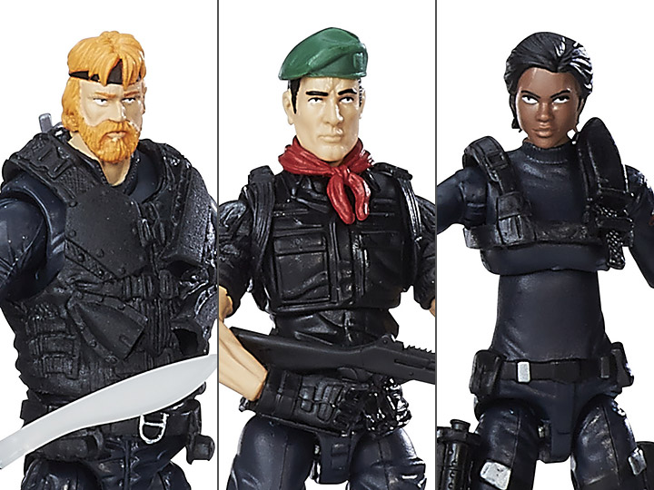 G.I. Joe 50th Anniversary Wave 1 Special Forces Squad Three Pack BBTS Exclusive Gallery Image 1