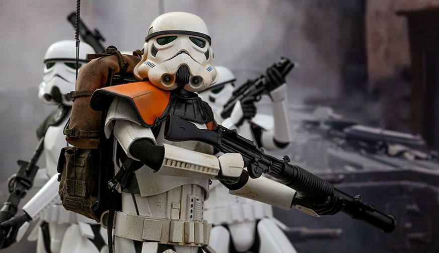 Rogue One: A Star Wars Story MMS392 Stormtrooper Jedha Patrol (TK-14057) 1/6th Scale Collectible Figure Gallery Image 7