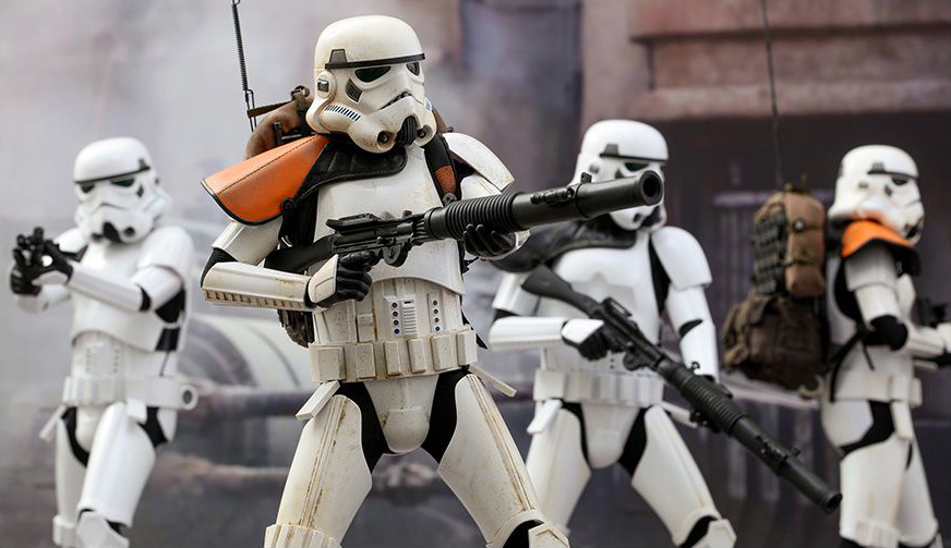 Rogue One: A Star Wars Story MMS392 Stormtrooper Jedha Patrol (TK-14057) 1/6th Scale Collectible Figure Gallery Image 9