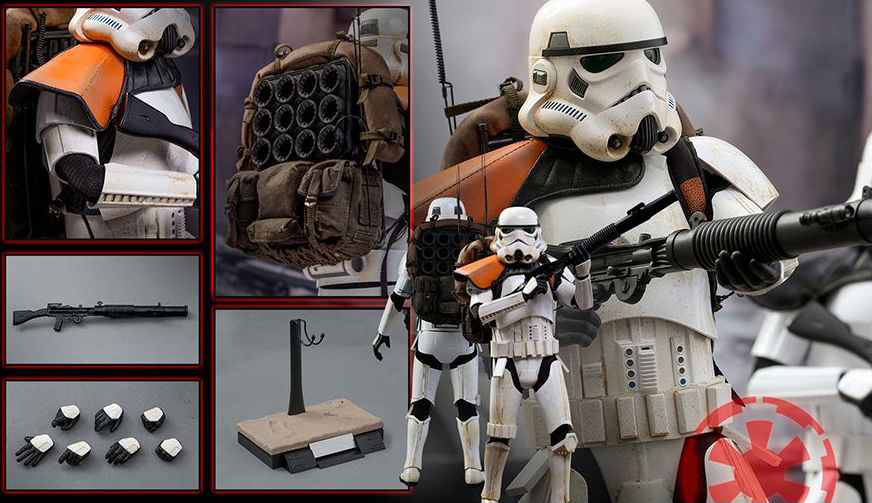Rogue One: A Star Wars Story MMS392 Stormtrooper Jedha Patrol (TK-14057) 1/6th Scale Collectible Figure Gallery Image 3