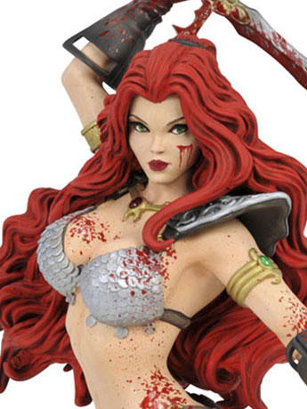 Women of Dynamite Bust - Red Sonja (Arthur Adams) Bloody Limited Edition Gallery Image 2
