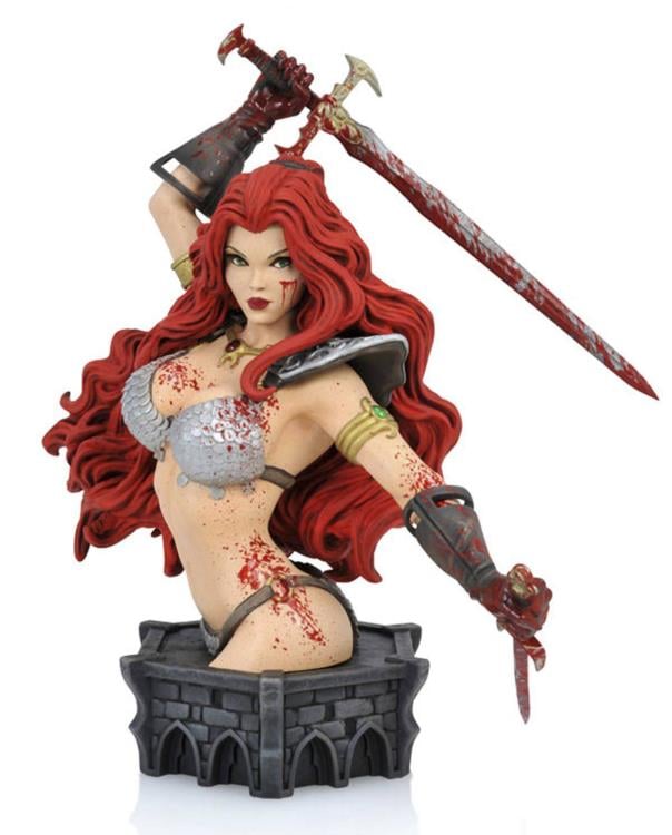 Women of Dynamite Bust - Red Sonja (Arthur Adams) Bloody Limited Edition Gallery Image 4