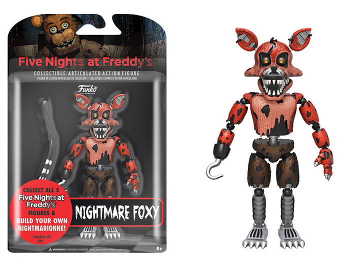 Five Nights at Freddy's Articulated Figure Series 02 - Nightmare Foxy Gallery Image 1