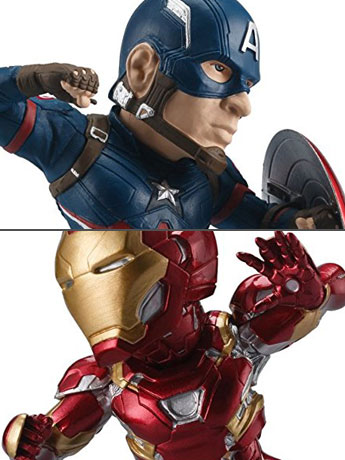 Captain America: Civil War World Collectible Figure - Captain America & Iron Man Set Gallery Image 2