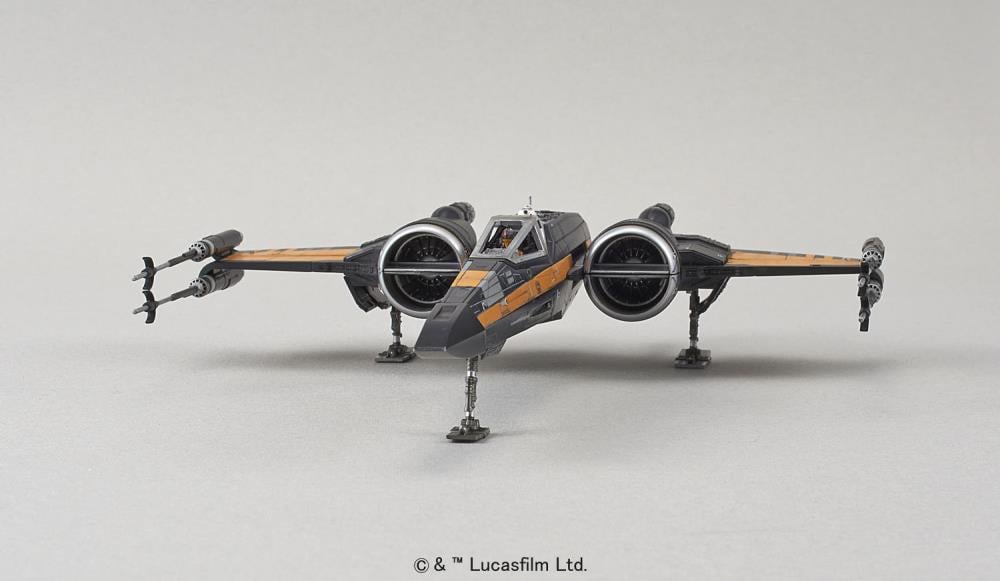 Star Wars Poe's X-Wing Fighter 1/72 Scale Model Kit Gallery Image 5
