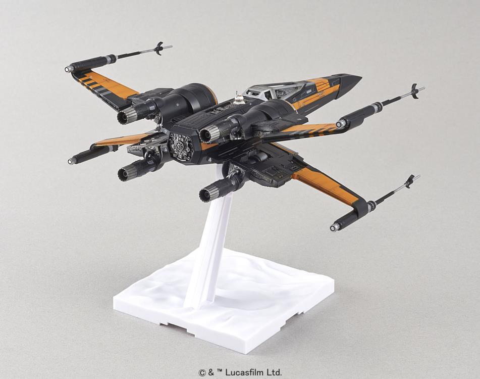 Star Wars Poe's X-Wing Fighter 1/72 Scale Model Kit Gallery Image 6