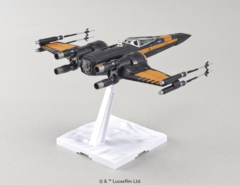 Star Wars Poe's X-Wing Fighter 1/72 Scale Model Kit Gallery Image 7